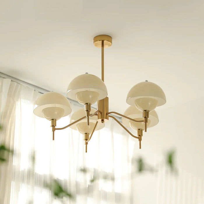 Französischer Blasenkristall-Kronleuchter aus Glas für das Wohnzimmer-Leuchtezauber