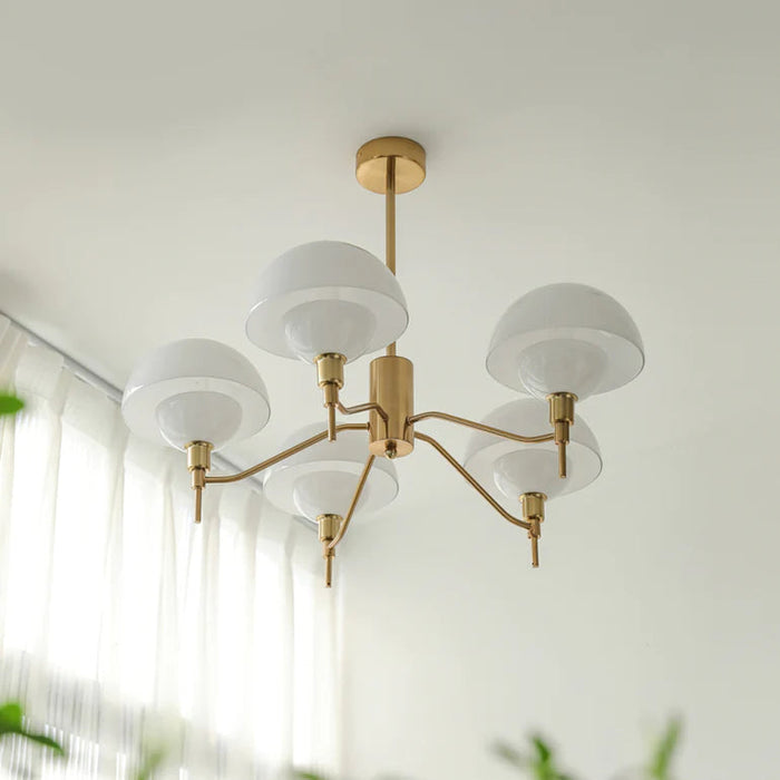 Französischer Blasenkristall-Kronleuchter aus Glas für das Wohnzimmer-Leuchtezauber
