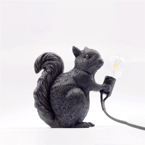 Nordic Designer Niedliches Eichhörnchen Tischlampe-Leuchtezauber