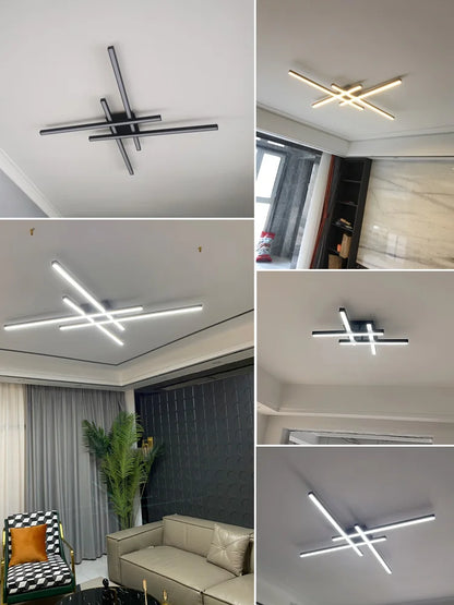 Modern Nordic LED Ceiling Light – Minimalist Flush Mount Ceiling Lamp | Energy-Efficient Home Lighting | Premium Contemporary Fixture