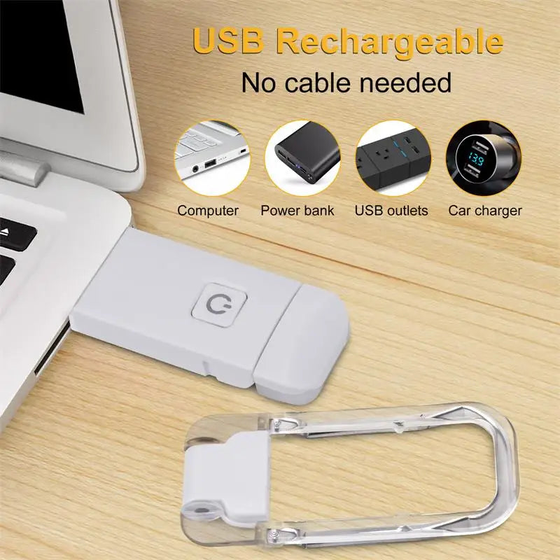 LumiFlex - Tragbare dimmbare LED-Leselampe mit USB-Akku-Leuchtezauber