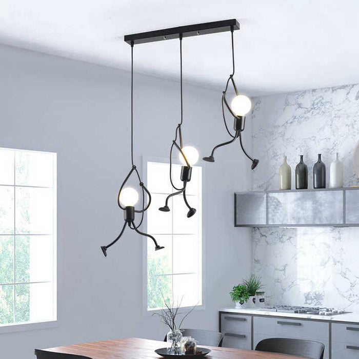 Funkylight | Retro-Wandleuchte Iron Man-Leuchtezauber