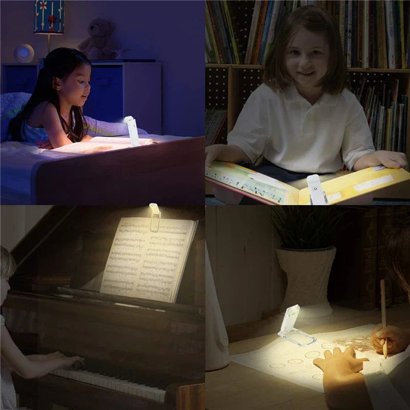 LumiFlex - Tragbare dimmbare LED-Leselampe mit USB-Akku-Leuchtezauber