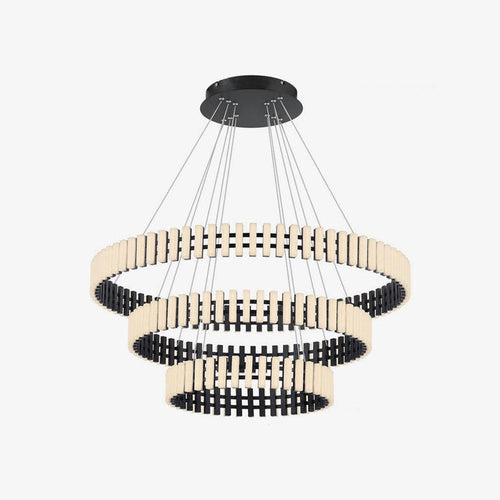 Eleganter hängender LED-Kronleuchter mit warmem, neutralem und kühlem Licht-Leuchtezauber