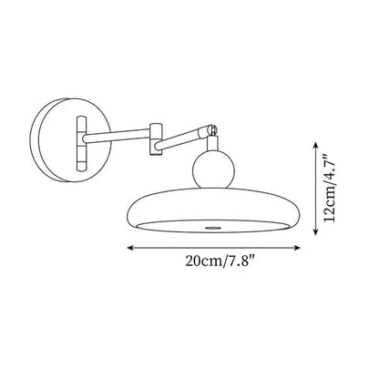 Elegante Wandleuchte für das Schlafzimmer-Leuchtezauber