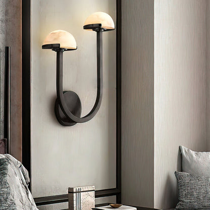 Pilzalabaster-Wandlampe für Ihr Zuhause-Leuchtezauber