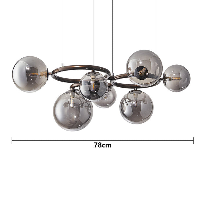HaloRinga Pendant Light – Scandinavian LED Ring Chandelier | Modern Dimmable Ceiling Lamp for Dining & Living Spaces
