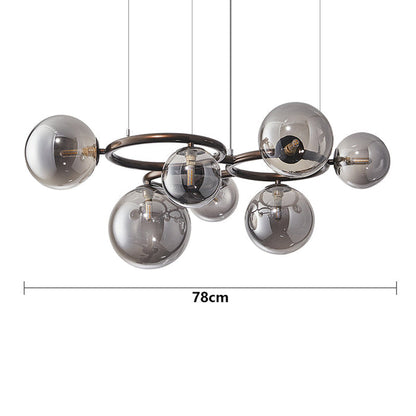 HaloRinga Pendant Light – Scandinavian LED Ring Chandelier | Modern Dimmable Ceiling Lamp for Dining & Living Spaces