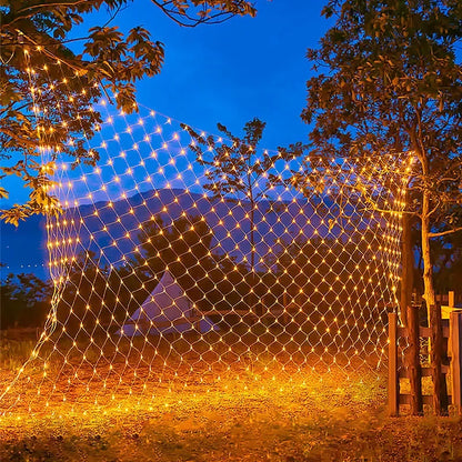 LED Net Christmas Lights – 6 x 4M & 3 x 3M Curtain Lighting for Windows, Gardens, Weddings & Festive Decorations