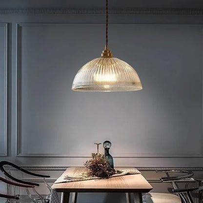 Verra Copper Pendant Light – Modern Glass Ceiling Lamp | Contemporary Ambient Lighting | Refined Interior Elegance