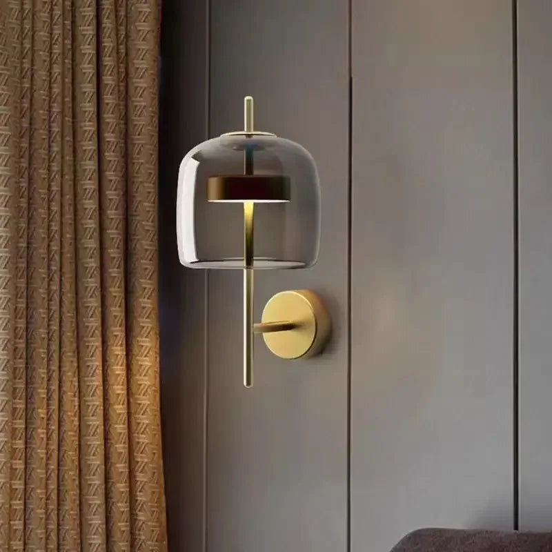 Veralis Wall Light – Nordic Glass LED Wall Lamp | Minimalist Ambient Lighting for Modern Interiors