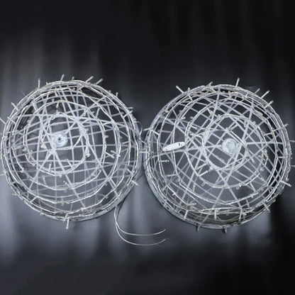 LED Rattan Ball String Lights – Outdoor Fairy Lights for Gardens, Weddings, Patios, Trees & Festive Decorations