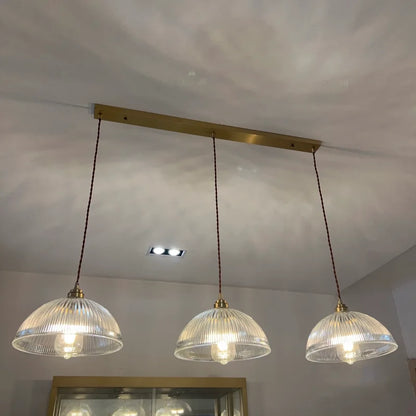 Verra Copper Pendant Light – Modern Glass Ceiling Lamp | Contemporary Ambient Lighting | Refined Interior Elegance