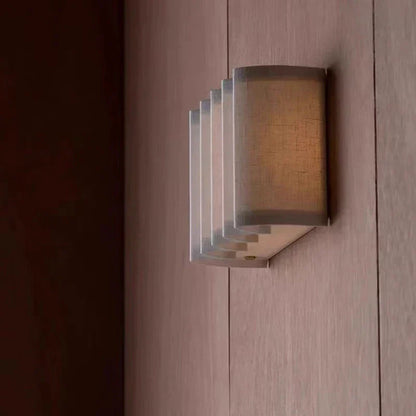 Kasumi Fabric Wall Light – Wabi-Sabi Wall Lamp | Japanese Minimalist Lighting for Calm Modern Interiors