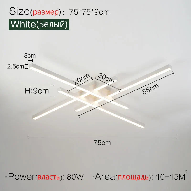 Modern Nordic LED Ceiling Light – Minimalist Flush Mount Ceiling Lamp | Energy-Efficient Home Lighting | Premium Contemporary Fixture