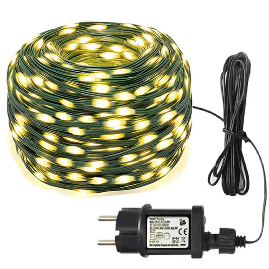 GLOWLINE LED String Lights – Waterproof Decorative Fairy Lights | 8 Lighting Modes | Indoor & Outdoor Celebration Lighting