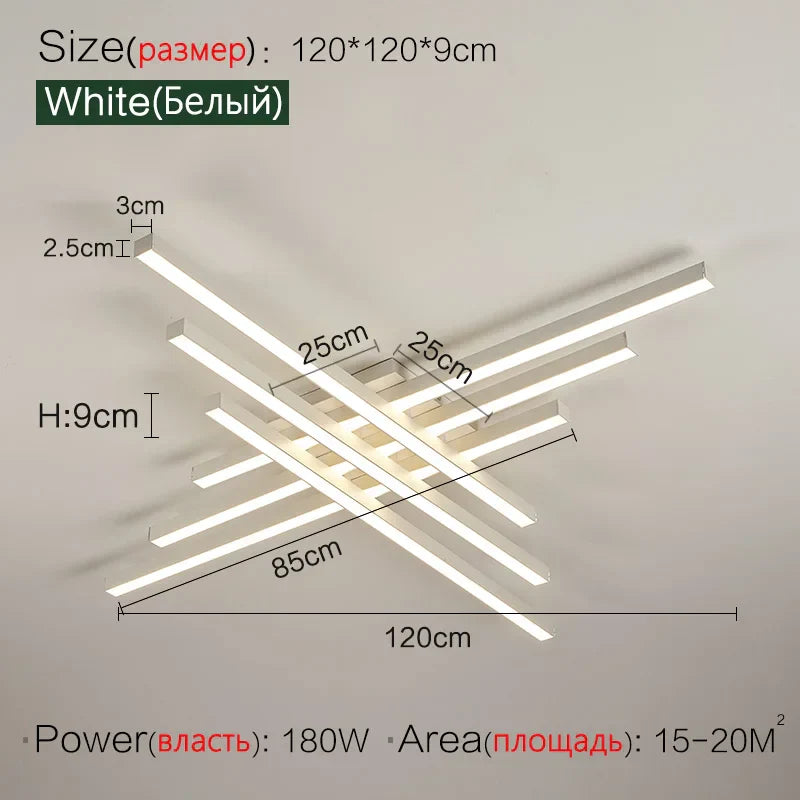 Modern Nordic LED Ceiling Light – Minimalist Flush Mount Ceiling Lamp | Energy-Efficient Home Lighting | Premium Contemporary Fixture