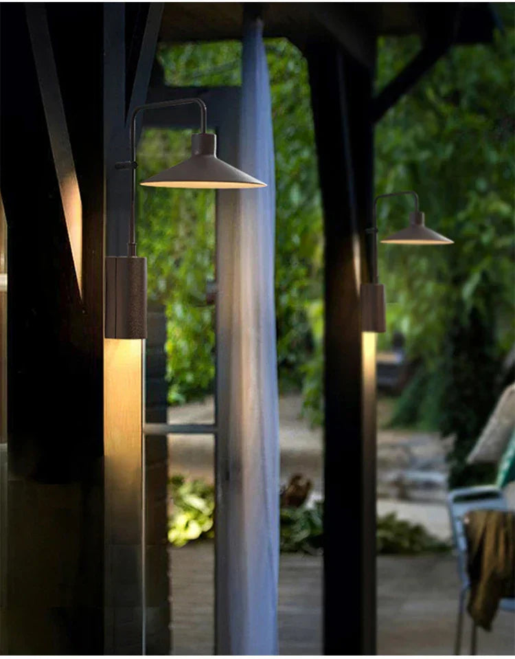 Heritage Outdoor Wall Light – Waterproof LED Exterior Lantern | Vintage Aluminium Wall Lamp | Elegant Garden & Patio Lighting