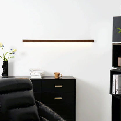 Japanese Wood Wall Light – Minimalist LED Wall Lamp | Up & Down Ambient Lighting | Japandi Interior Feature