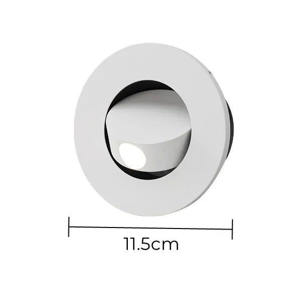 Arctis Pivot Wall Light – Adjustable Recessed LED Reading Lamp | Minimalist Nordic Wall Lighting