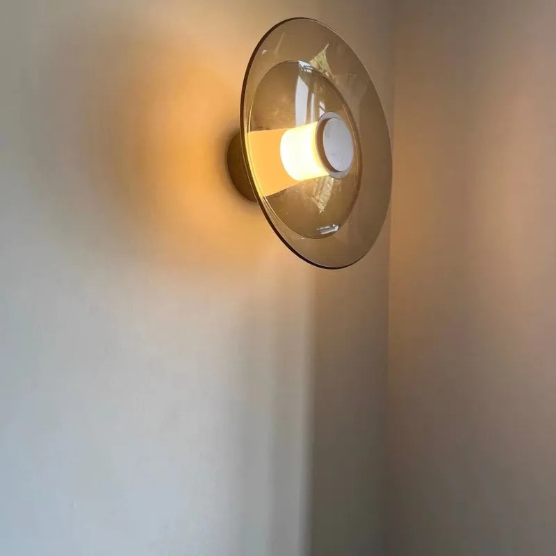Eloria Glass Wall Light – Nordic LED Wall Lamp | Modern Ambient Lighting for Sophisticated Interiors