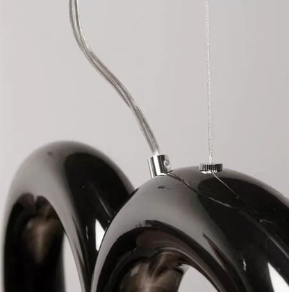 Sculptural U-Shaped LED Ceiling Light – Modern Designer Chandelier | Luxury Architectural Lighting