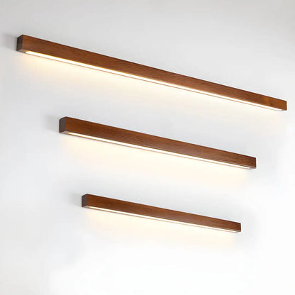 Japanese Wood Wall Light – Minimalist LED Wall Lamp | Up & Down Ambient Lighting | Japandi Interior Feature