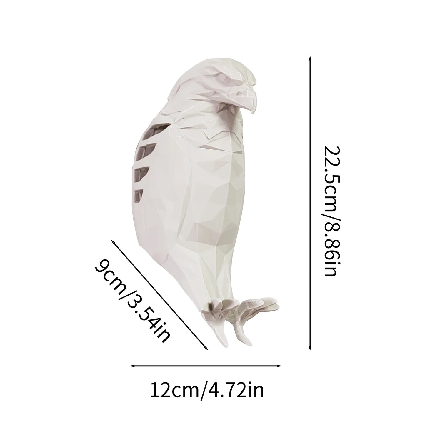 3D Bird Projection Wall Light – Modern Animal Wall Sconce | Decorative Ambient Lighting | Owl &amp; Eagle Designer Fixture