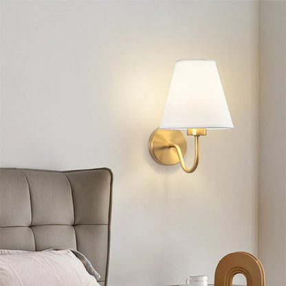 Aureva Fabric Wall Light – Nordic Wall Lamp | Soft Ambient Lighting for Elegant Modern Interiors