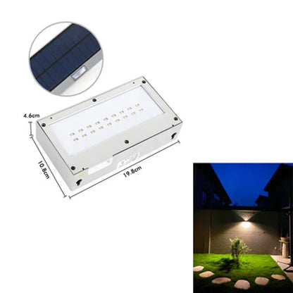 Solar LED Outdoor Wall Light – Waterproof Exterior Wall Lamp | IP65 Garden & Fence Lighting | Energy-Saving Solar Security Light
