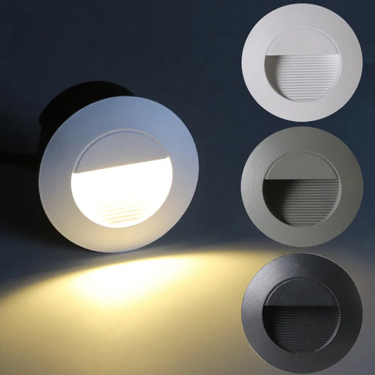 LED Recessed Step Light – IP65 Waterproof Outdoor Wall Light | Modern Stair & Pathway Lighting | Energy-Efficient Safety Illumination