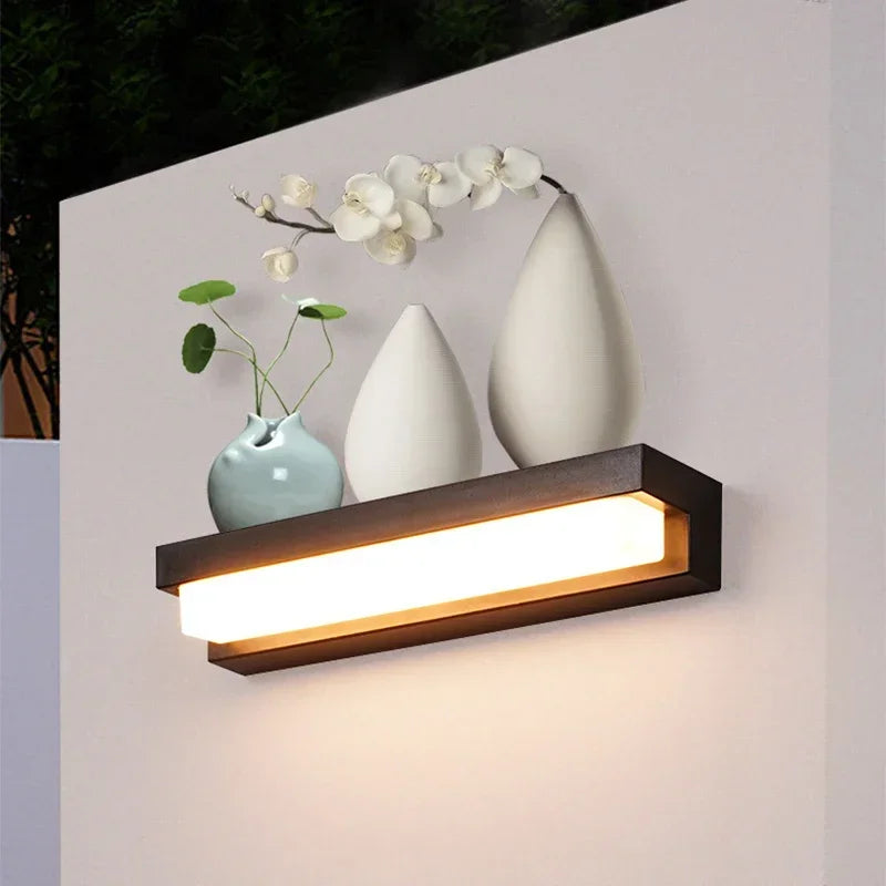 Solar LED Outdoor Wall Light – Waterproof Exterior Wall Lamp | IP65 Garden & Fence Lighting | Energy-Saving Solar Security Light