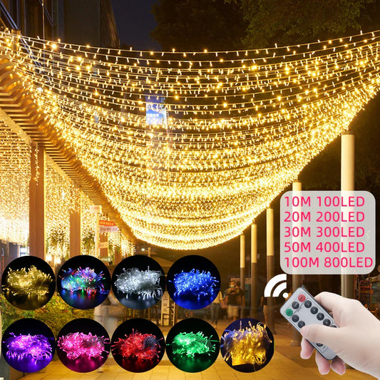 LumiGlow LED String Lights – Waterproof Decorative Fairy Lights | Indoor & Outdoor Festive Lighting
