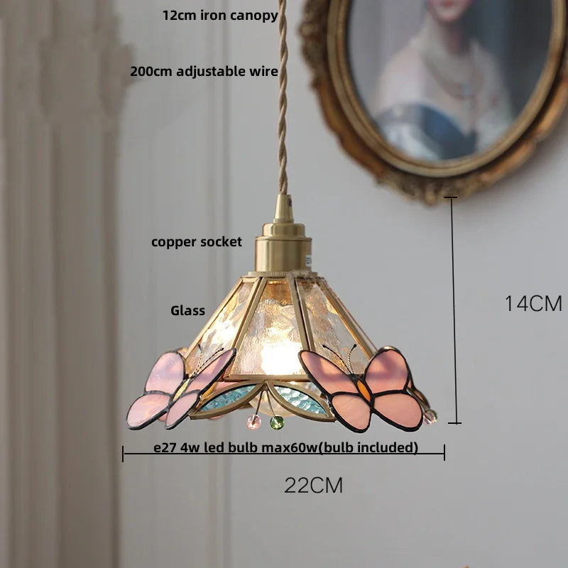 Nordic Glass Pendant Light with Brass Detail – Modern LED Ceiling Lamp | Scandinavian Designer Lighting