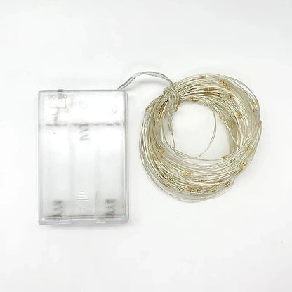 LumineoPro USB LED String Lights – Waterproof Fairy Lights | Flexible Copper & Silver Wire Decorative Lighting