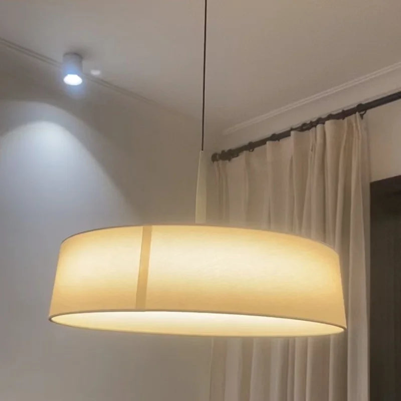 CircoLuce: Moderne Minimalistische LED Stoff-Hängeleuchte-Leuchtezauber