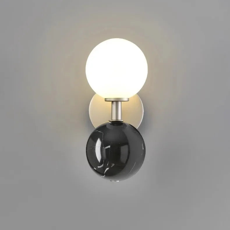 Aurastone Marble Wall Light – Luxury Nordic LED Wall Lamp | Contemporary Ambient Lighting for Elegant Interiors