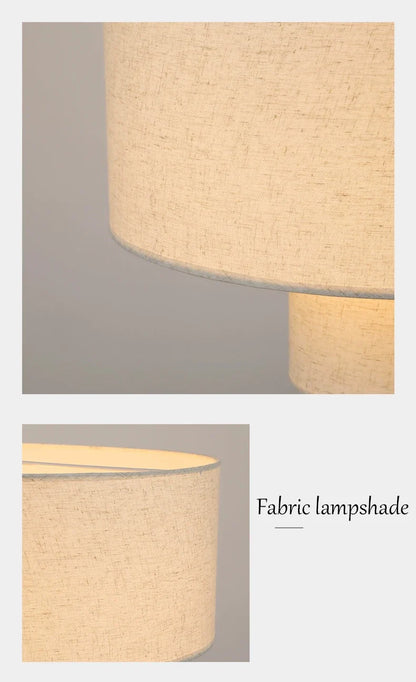 Modern Wabi-Sabi Fabric Pendant Light – Nordic LED Hanging Ceiling Lamp | Soft Ambient Lighting | Premium Designer Fixture