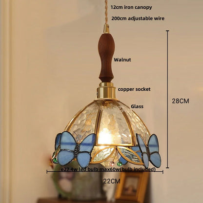 Nordic Glass Pendant Light with Brass Detail – Modern LED Ceiling Lamp | Scandinavian Designer Lighting
