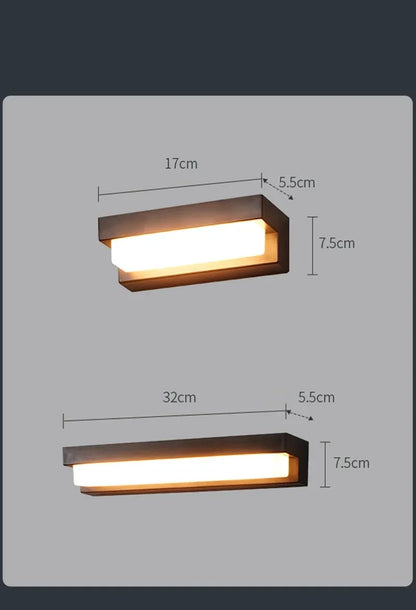 Solar LED Outdoor Wall Light – Waterproof Exterior Wall Lamp | IP65 Garden & Fence Lighting | Energy-Saving Solar Security Light