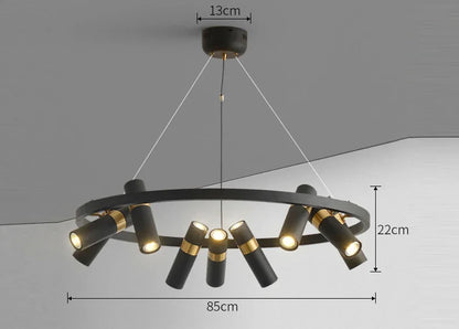 Copper LED Pendant Light – Modern Designer Ceiling Lamp | Luxury Ambient Lighting | Contemporary Interior Statement
