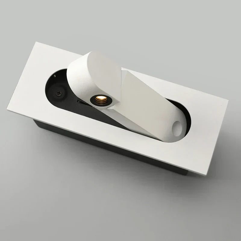 Arctis Pivot Wall Light – Adjustable Recessed LED Reading Lamp | Minimalist Nordic Wall Lighting