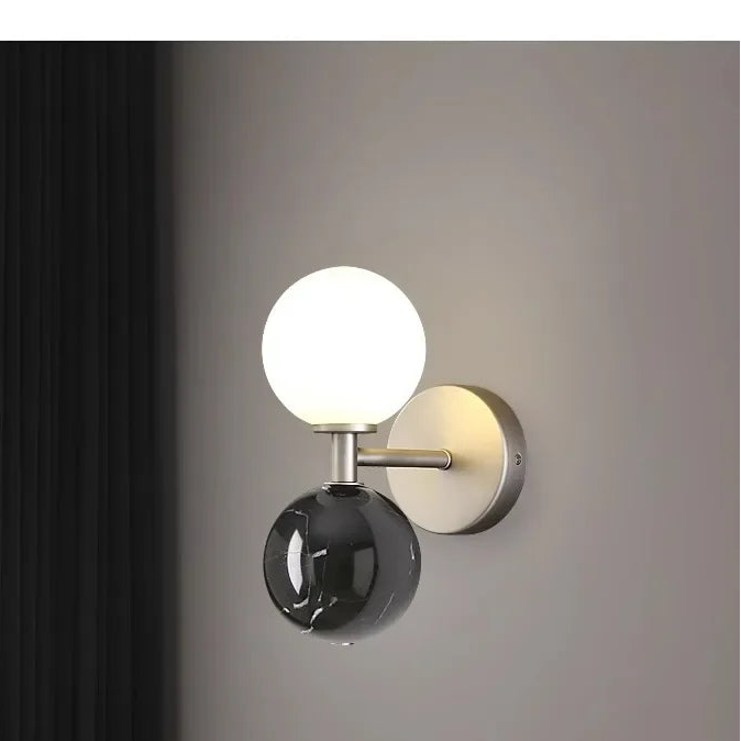 Aurastone Marble Wall Light – Luxury Nordic LED Wall Lamp | Contemporary Ambient Lighting for Elegant Interiors