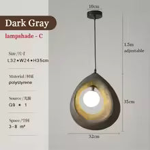 Sabiora Pendant Light – Round Wabi-Sabi Hanging Lamp | Minimalist Japandi Ceiling Lighting