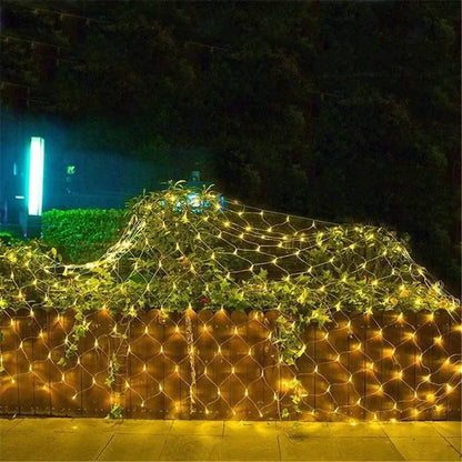 LED Net Christmas Lights – 6 x 4M & 3 x 3M Curtain Lighting for Windows, Gardens, Weddings & Festive Decorations