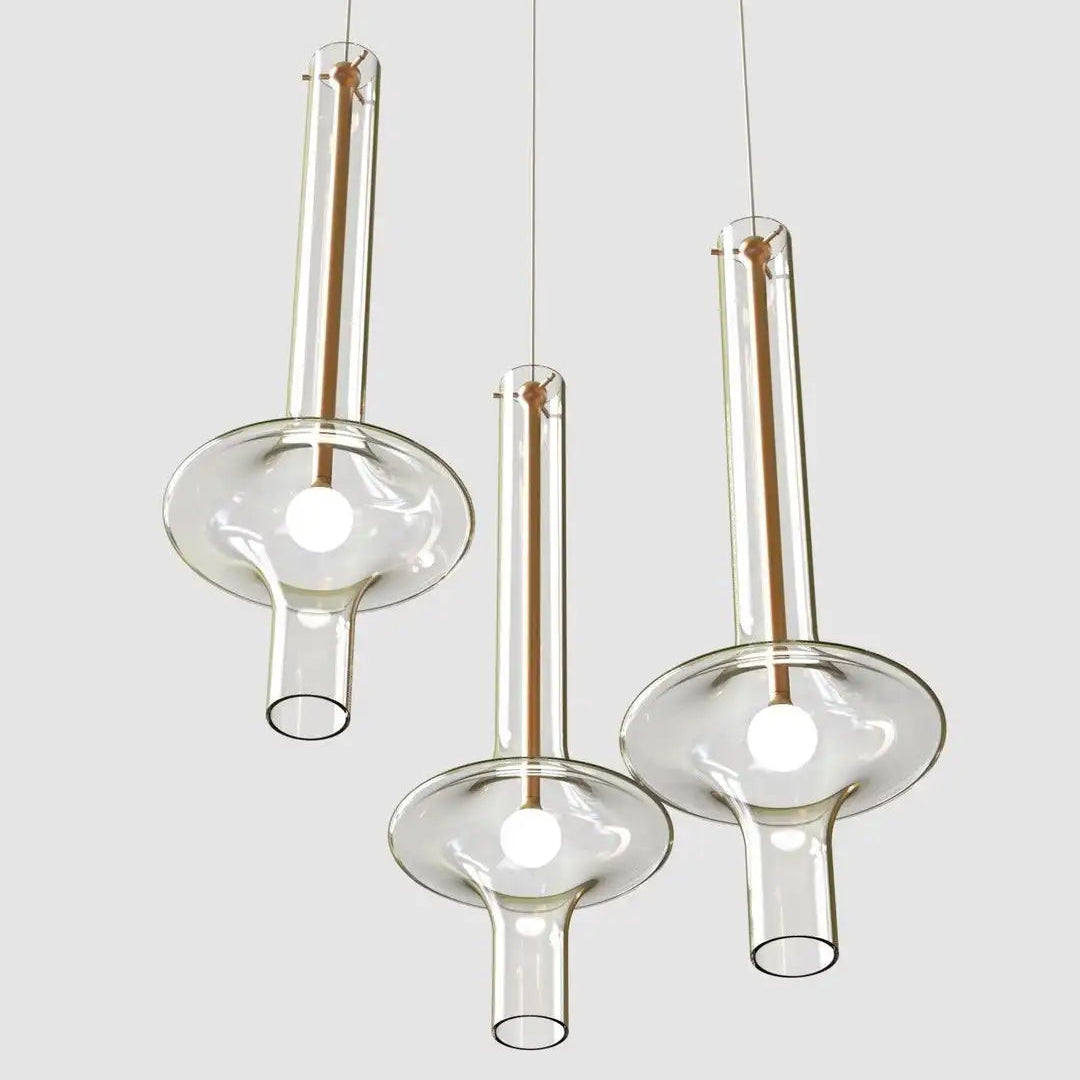 Aureline Glass Pendant Light – Luxury Nordic LED Hanging Lamp | Modern Designer Lighting for Elegant Interiors