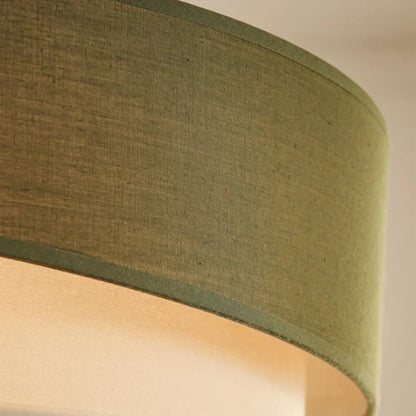 Kaori Ceiling Light – Wabi-Sabi Fabric Flush Lamp | Japanese Minimalist LED Lighting for Calm Interiors
