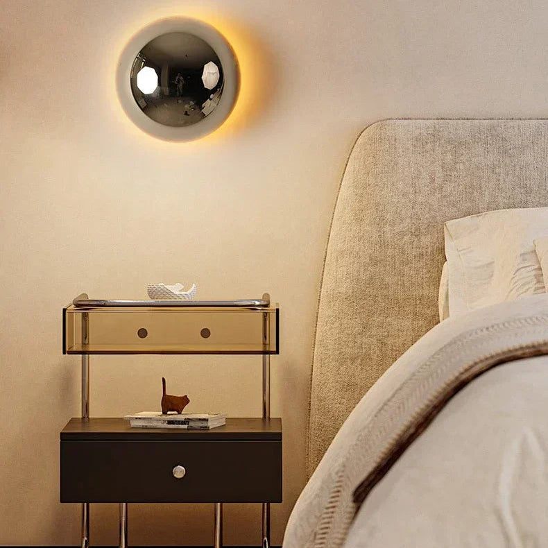 Orvello Round Wall Light – Bauhaus LED Wall Lamp | Modern Up & Down Ambient Lighting