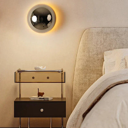 Orvello Round Wall Light – Bauhaus LED Wall Lamp | Modern Up & Down Ambient Lighting