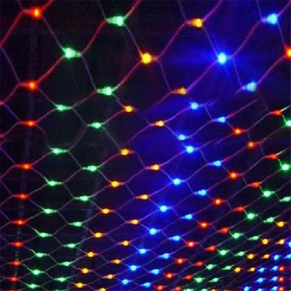 LumiGrid Net LED Lights – Decorative Mesh Fairy Lights | 8 Lighting Modes | Indoor & Outdoor Celebration Lighting
